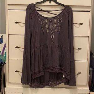 Long sleeve Knox rose flowy top!!